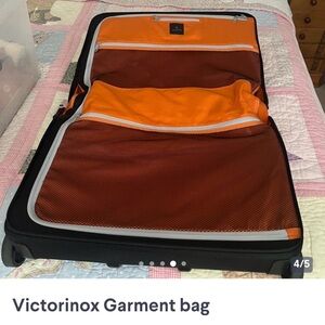 Victorinox Black and Orange Travel Garment Bag